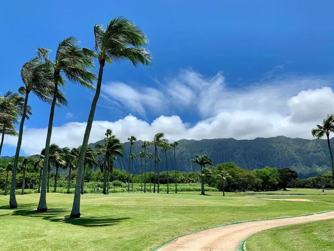 ハワイ　ゴルフ　オロマナゴルフクラブ